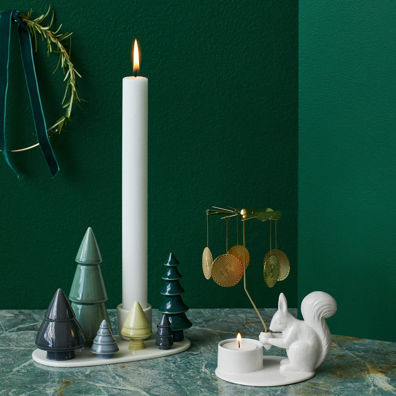 Winter Stories lys - 3x 30 cm.